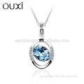 OUXI couple lve custom made clear meangingful pendants made with crystal Y30229 only pendant